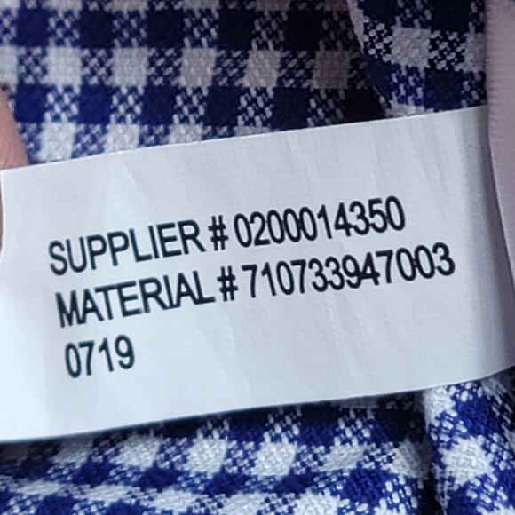 Polo Ralph Lauren "OXFORD" Slim Fit Button Down Blue Gingham Men's Shirt Size XL - Picture 13 of 15